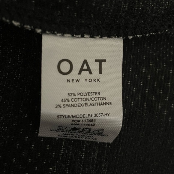 NWT Revolve Oat New York Grey White Pullover Crewneck Sweater Size XL - Picture 4 of 4